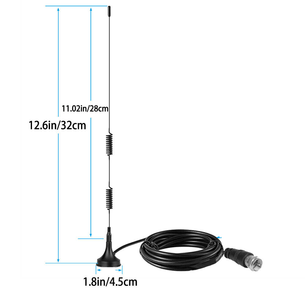 US 2-4 Pack Indoor Digital Antenna HD AM FM Radio Stereo Receiver Magnetic Stand