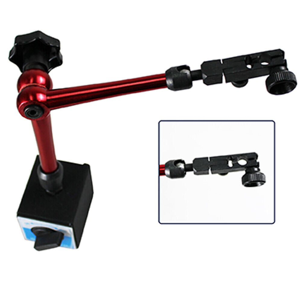 US Magnetic Base Adjustable Metal Test Indicator Holder Digital Level 14"