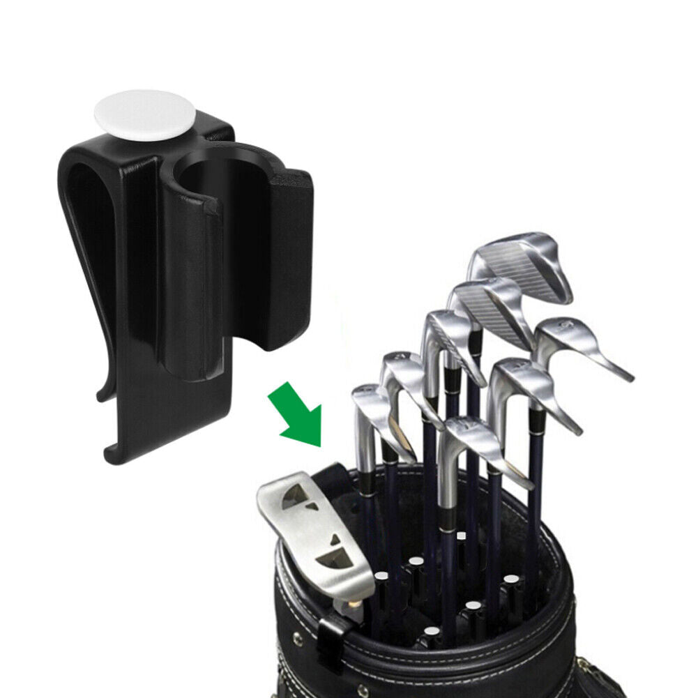 US 14-28 Pack Golf Club Storage Clip ABS Plastic Putter Organizer Driver Protect