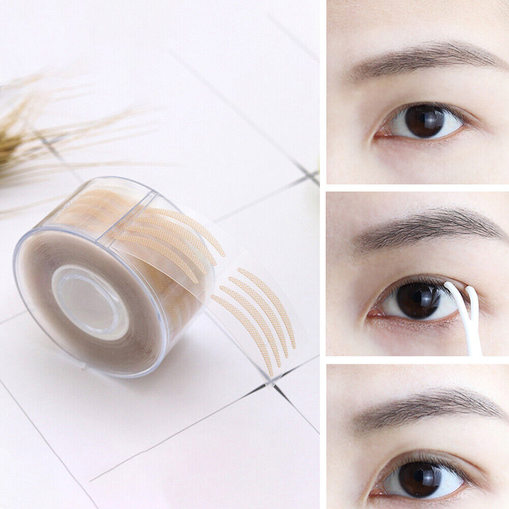 US 1200-2400 Pairs Clear Double Eyelid Sticker Tape Narrow Transparent Natural