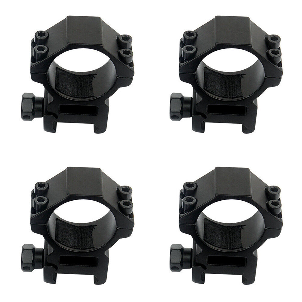 US 1'' inch Middle Profile Scope Rings for Picatinny Weaver Mount Heavy Duty