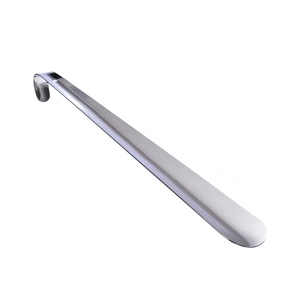 US 22" Extra Long Handle Shoe Horn Stainless Steel Metal Shoes Remover Shoehorn