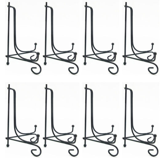 US 8-16 Pc Iron Easel Display Stand Holders Picture Frames Decorative Plates Art