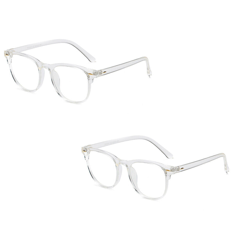 US 2-4 Pcs Computer Blue Light Blocking Glasses Anti Blu-Ray Clear Gaming Lenses
