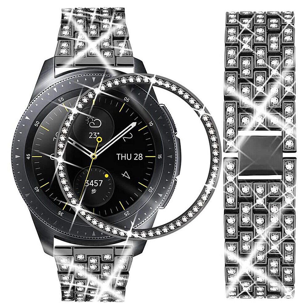 US Luxury iWatch Strap Metal Diamond For Apple Watch Series 1 to 7 38/40/42/44mm