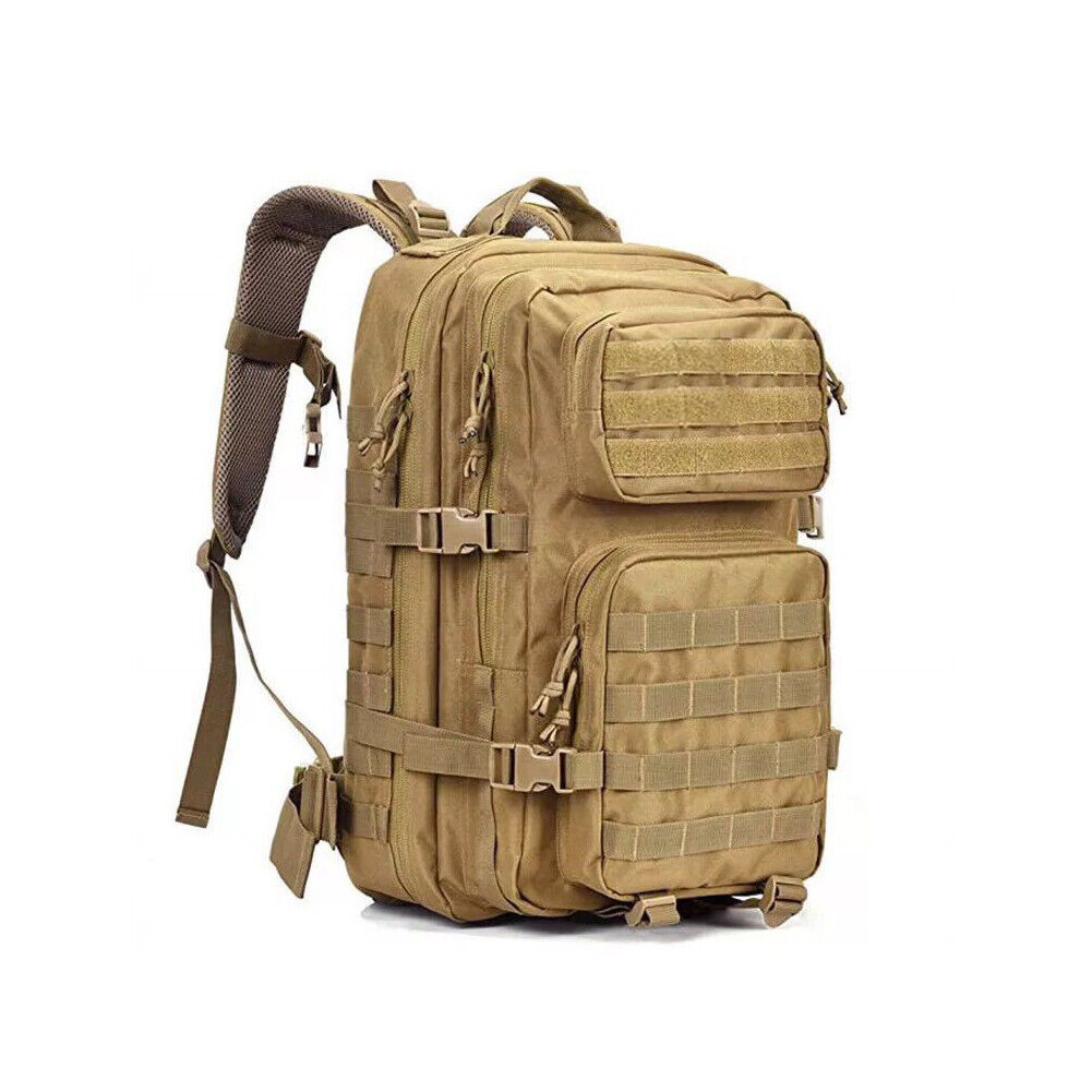 US 45L Large Military Tactical Backpacks Army Assault Pack Hiking Treek Rucksack