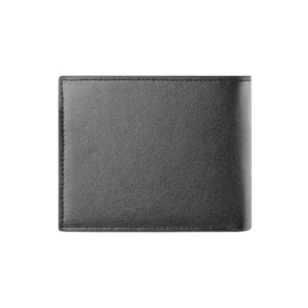 US1-2Pc Men's Bifold Leather Wallet With ID Window Credit Card Holder Slim Purse