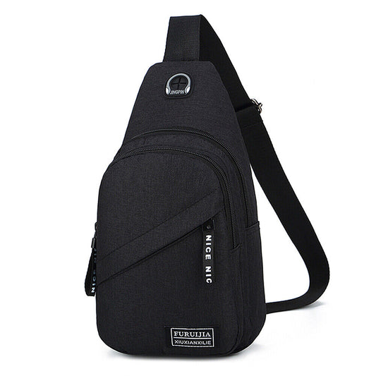 US Small Sling Bag Chest Shoulder Backpack Crossbody Bag Multifunctoinal Daypack