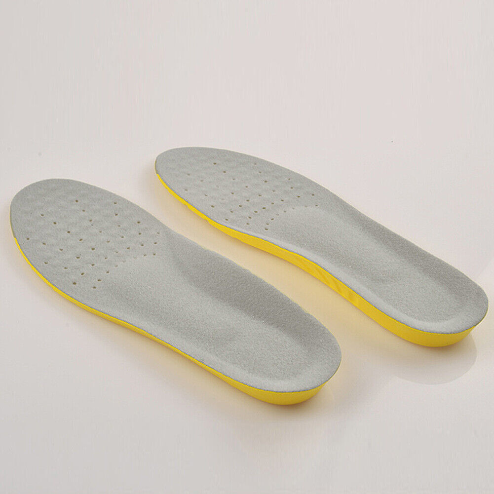 US 1-2 Pairs Mild Arch Support Memory Foam Insoles Orthotic Shoe Inserts Unisex