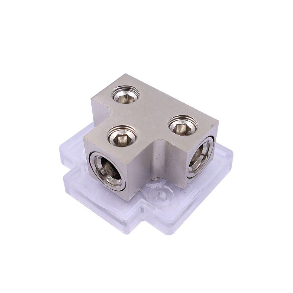 US 1-2 Pc 1/0 Gauge Input to 2 x1/0 Gauge Output Power/Ground Distribution Block