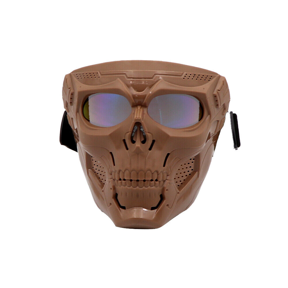 US Skull Tactical Airsoft Mask Halloween Full Face Protective Helmet Goggles