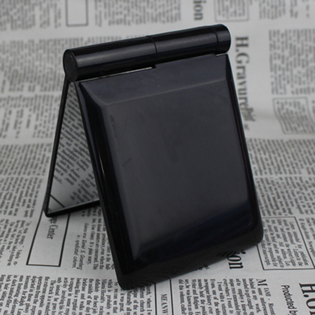 Makeup Cosmetic Folding Portable Compact Pocket Mirror with 8 LED Lights Lamps