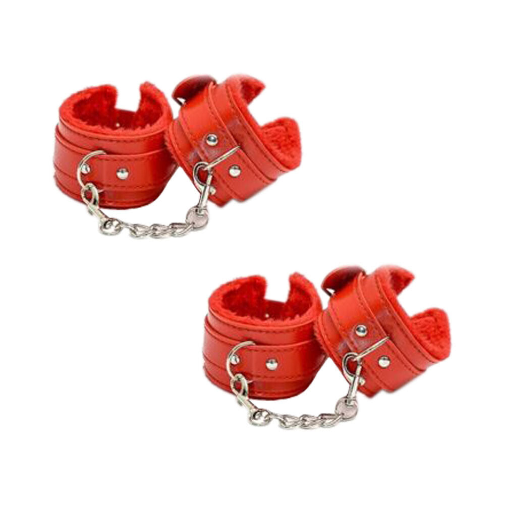 US 1-2 Pairs Couples Toy Bdsm Restraint Handcuffs Adjustable Bondage Wrist cuff