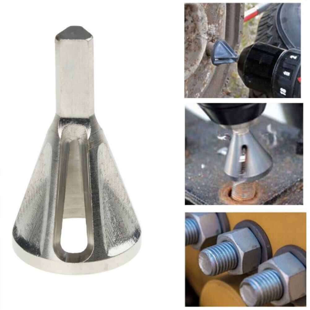 US 2-4 Pc Deburring External Chamfer Tool Stainless Steel Remove Burr Drill Bit