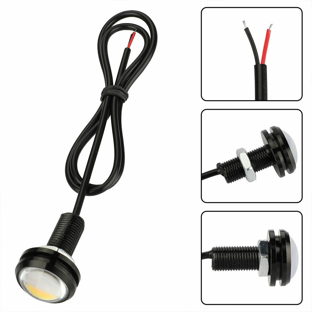 US 4-8 Pc LED Amber Grille Lights Kit Universal For Ford Truck SUV SVT Raptor