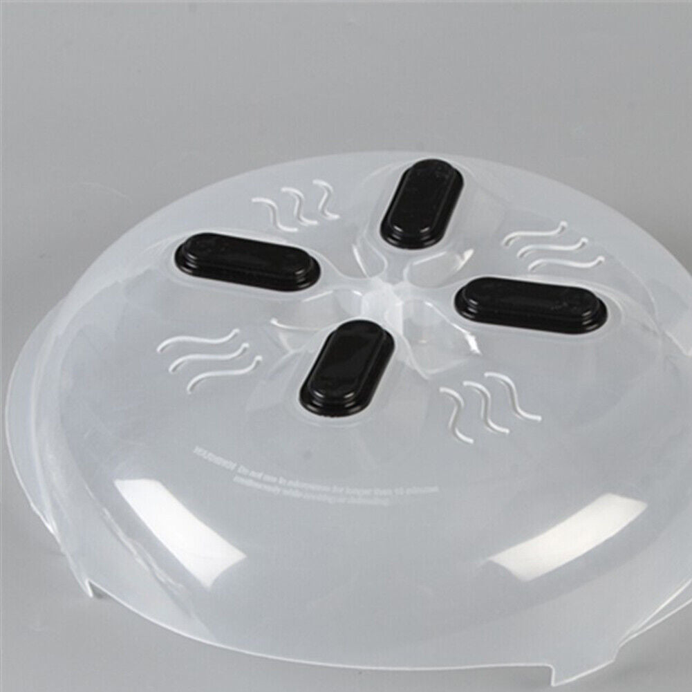US 2-4 Pack Magnetic Microwave Cover Food Anti Splatter Plate Guard Steam Vent