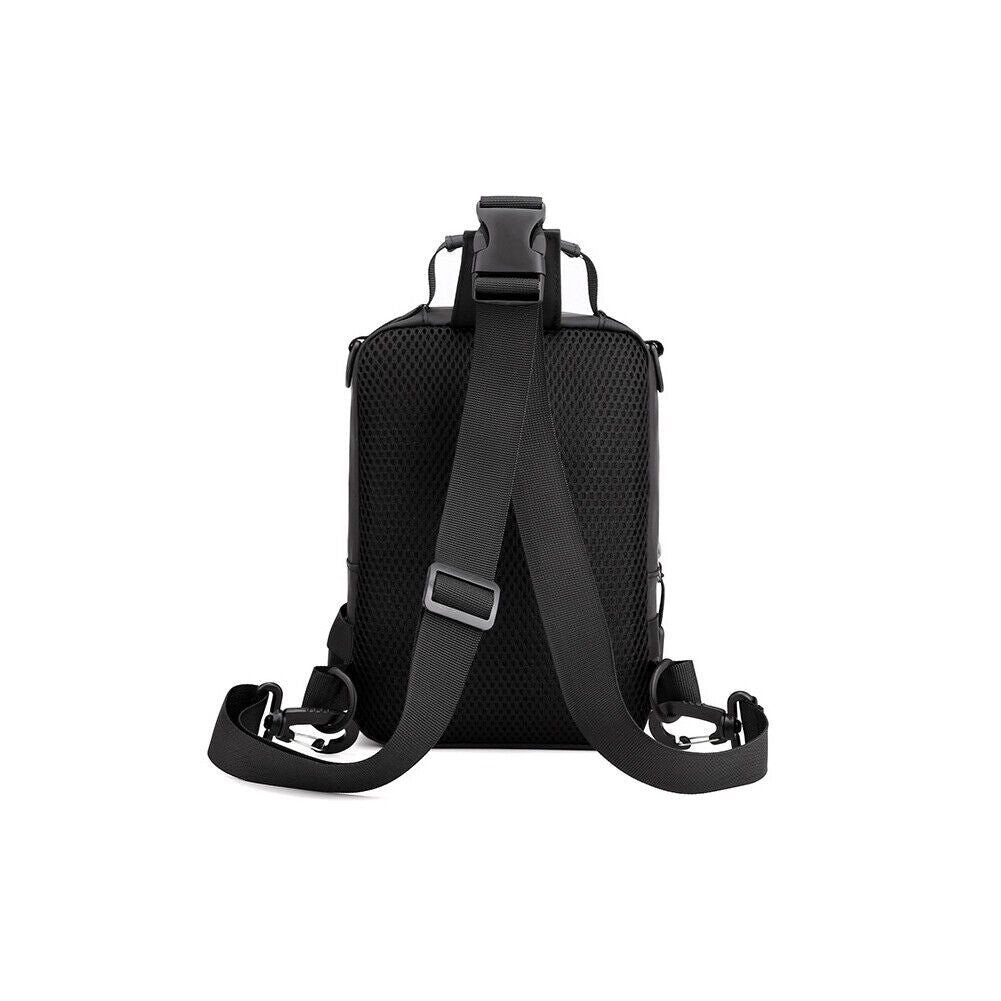US Waterproof Men Women Sling Bag Chest Fanny Cross Travel Shoulder Backpack