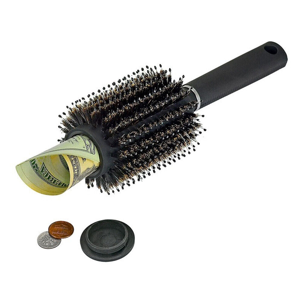 US 2 Pack Hair Brush Diversion Stash Safe Decoy Safe Dorm Room safe Travel Safe