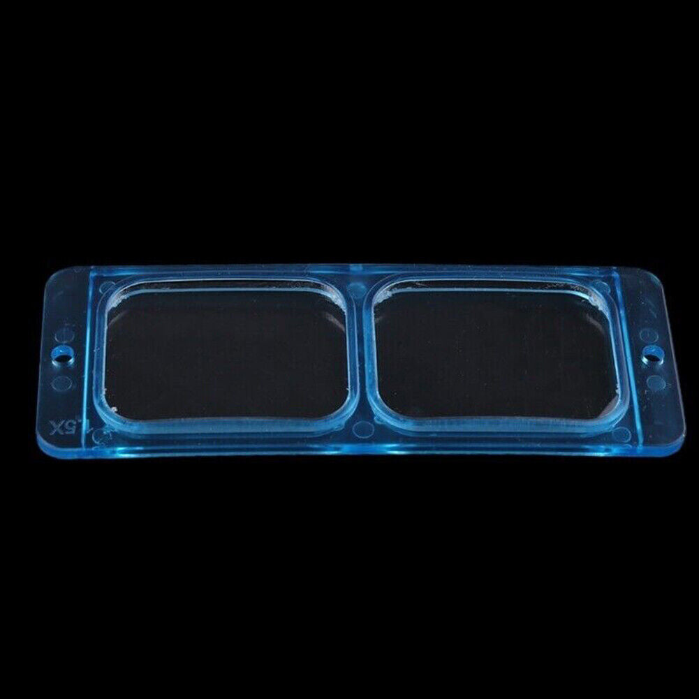 US 1-2 Pack Headband Magnifier Jewelers Magnifying Glasses Optical Headset Visor