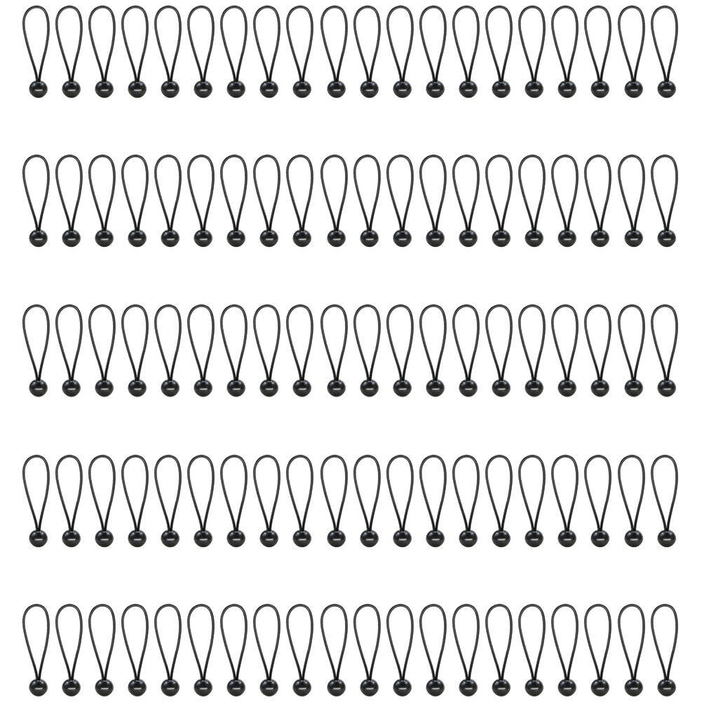 US 6" White Ball Bungee Bungie Cord Heavy Duty Canopy Tarp Tie Downs Straps
