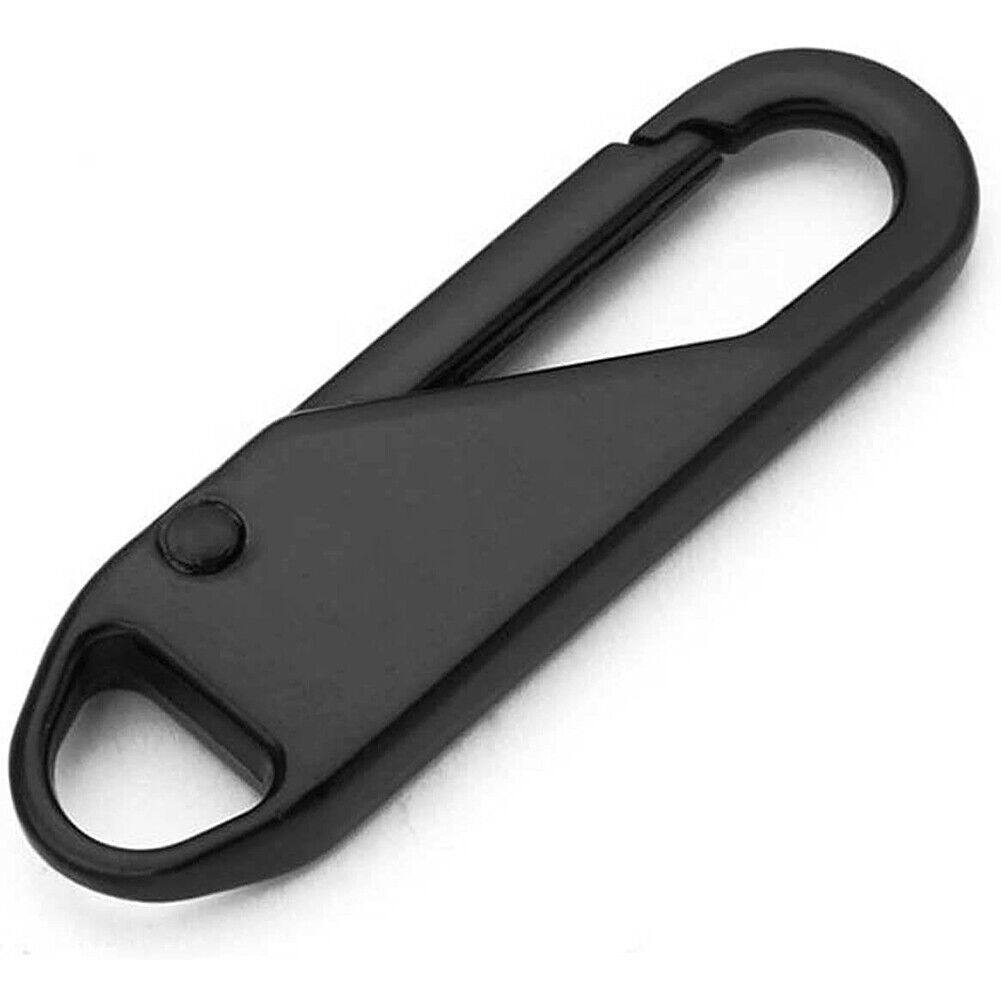 US 8-16 Pcs Zipper Pull Replacement Repair Slider Tab Universal Fixer Metal Head