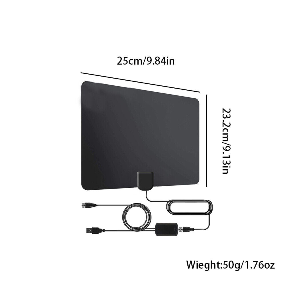 US 1-2 Pcs TV Antenna Newest 4k 1080p HDTV Indoor Digital Amplified Up 3600Miles