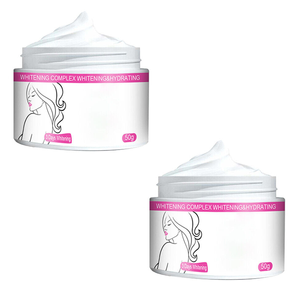 US 1-2 Pc Dark Skin Permanent Bleaching Cream Whiten Lighten Brighten 50g/1.69FL