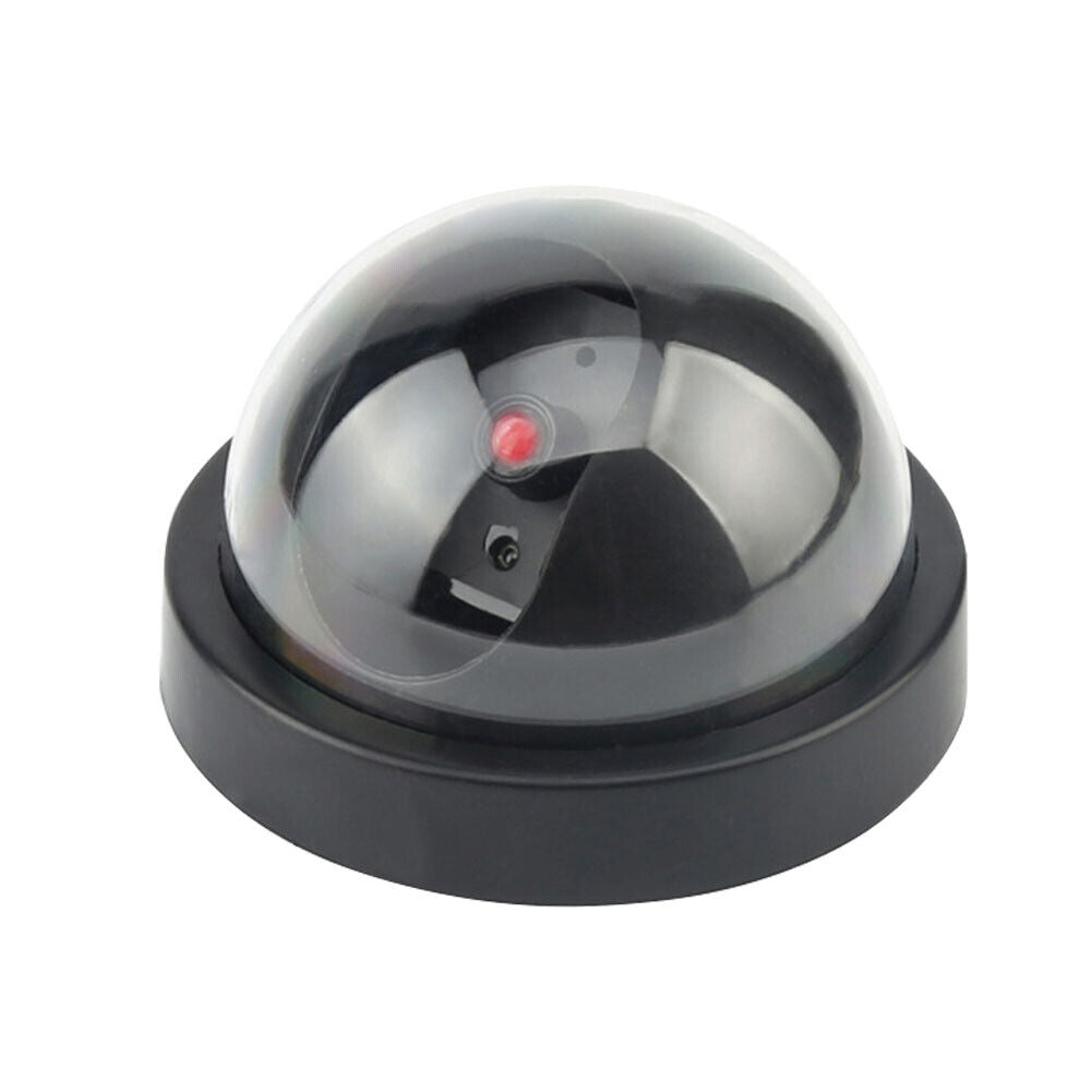 US 5-10Pack Dummy Security Camera Fake Outdoors Dome Wireless Flashing Red Light