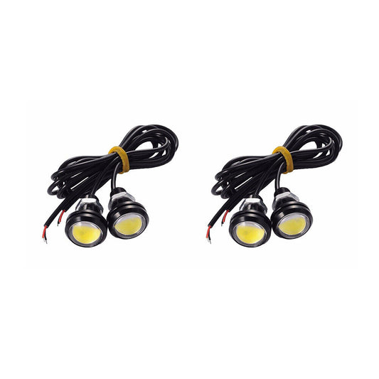 US 4-8 Pc LED Amber Grille Lights Kit Universal For Ford Truck SUV SVT Raptor