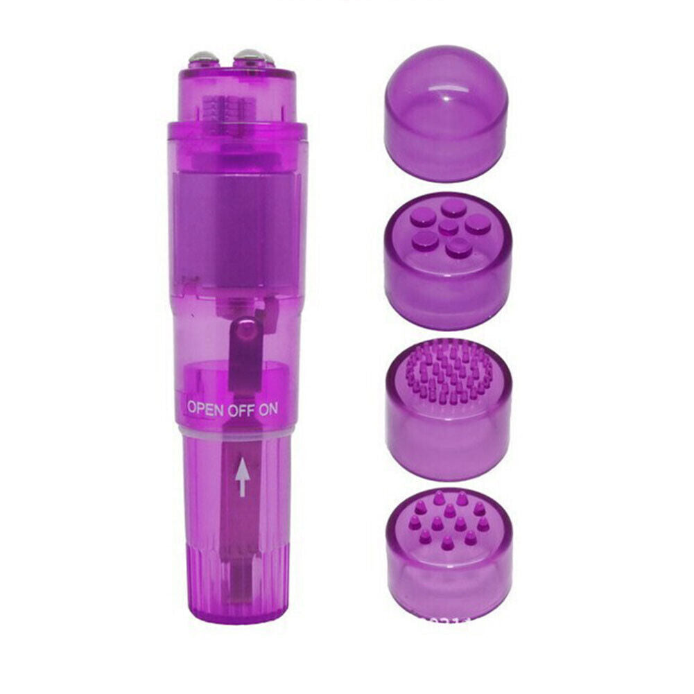 US 1-2 Mini Pocket Massager Vibrator Wand Face Scalp Head Neck Eye Back Wireless