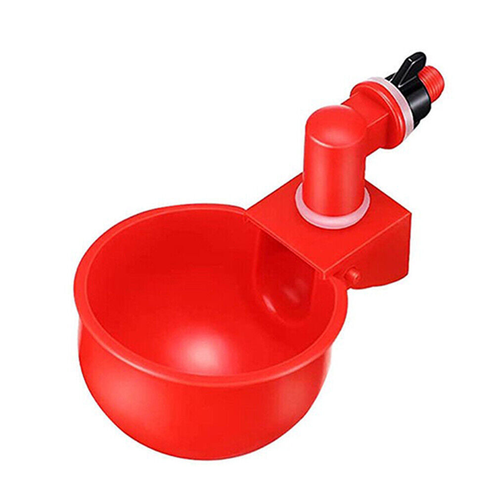 US 10-20 Pc Automatic Poultry Water Cups Drinker Chicken Duck Goose Turkey Quail