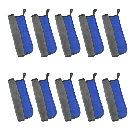 US 10~20 Pack Microfiber Multipurpose Cleaning Cloth Car Polishing Towel 500GSM