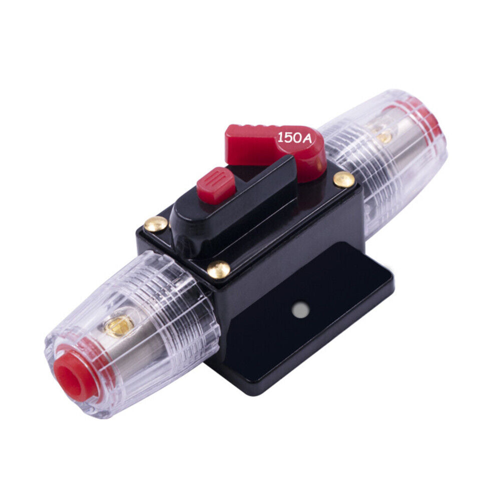 US 2Pc 150AMP 12V Car Stereo Audio Circuit Breaker Fuse Inline Replace Marine