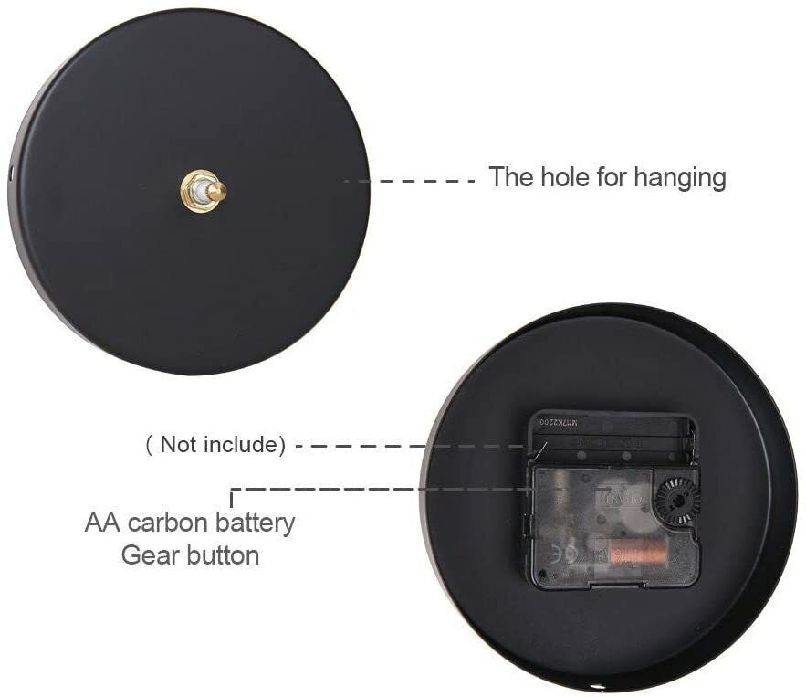 DIY Wall Clock  Large Watch Silent Home/Office/School Number Clock Decorations