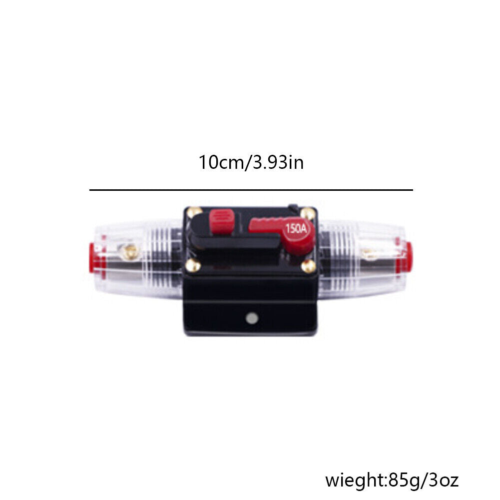 US 2Pc 150AMP 12V Car Stereo Audio Circuit Breaker Fuse Inline Replace Marine