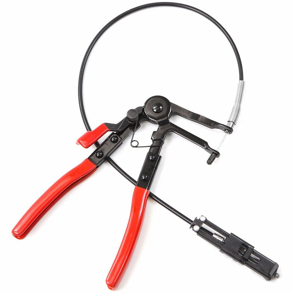 US 1-2 Pc 2FT Flexible Wire Long Reach Hose Clamp Pliers For Fuel Oil