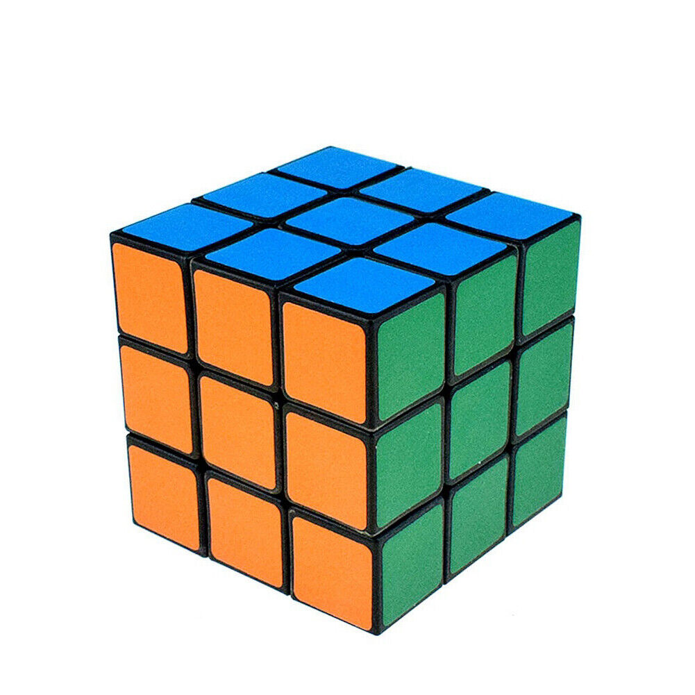 US 2-4Pc Kids Fun Rubiks Cube Toy Rubix Mind Game Toy Classic Magic Puzzle Gift