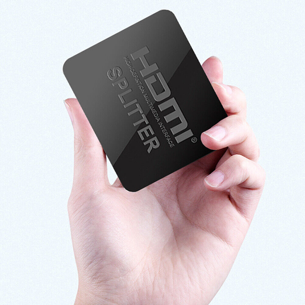 US Active HDMI Splitter Powered Amplifier 1 to 2 4K 2160P 1080P Screen Mirroring
