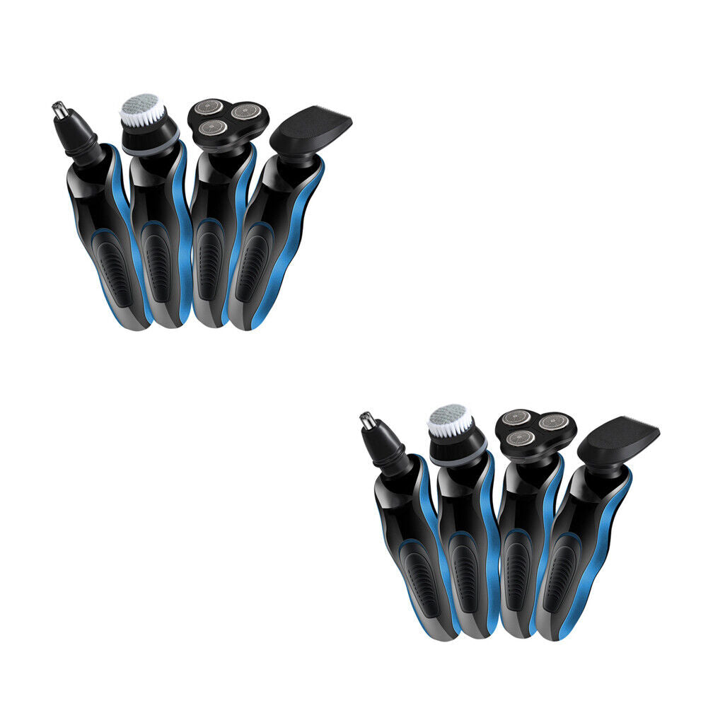 US 1-2 Pack Men's USB Electric Shaver Trimmer Razor Beard Cordless Rechargeable