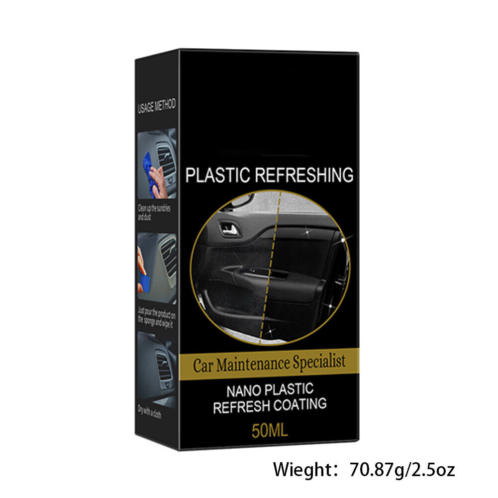US Car Plastic Revitalizing Coating Plastic parts Refurbish Agent Kit Dustproof