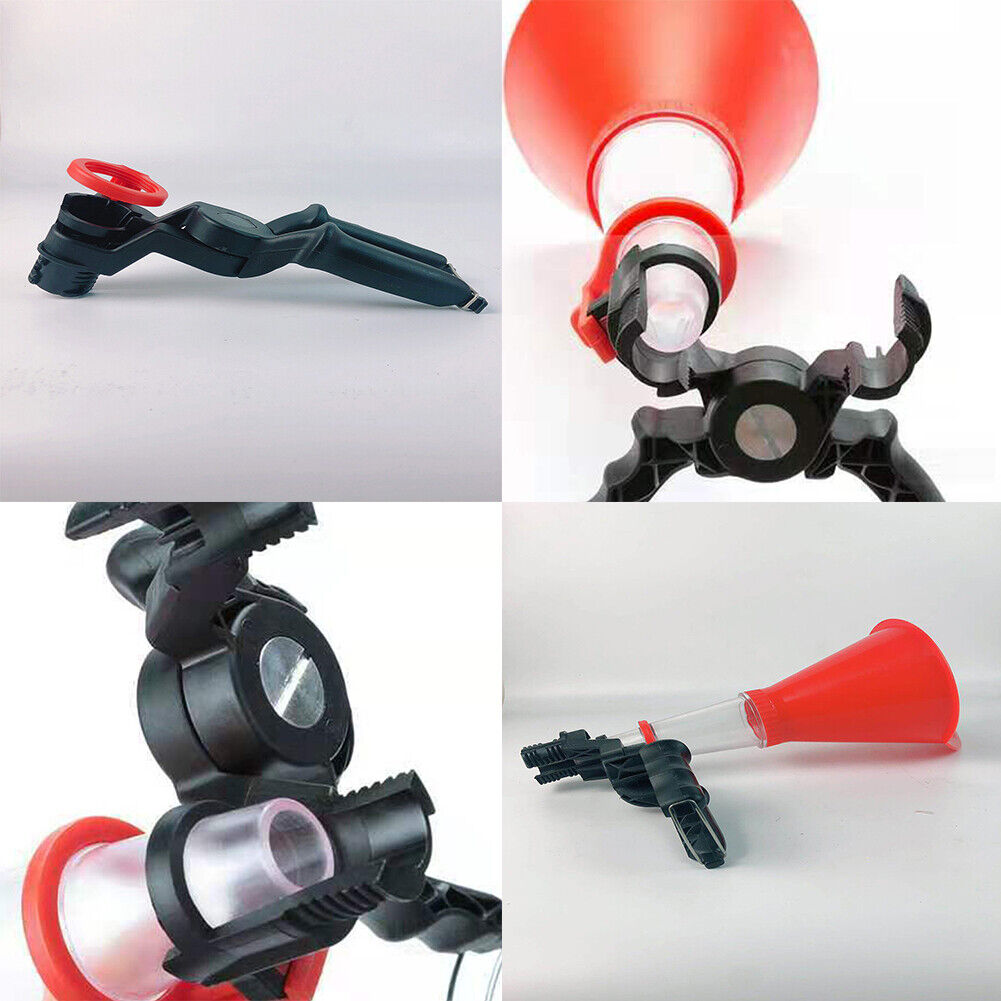 US 1-2 Pack Fuel Oil Funnel Adjustable For Gasoline Engine Car Auto Motorcycle