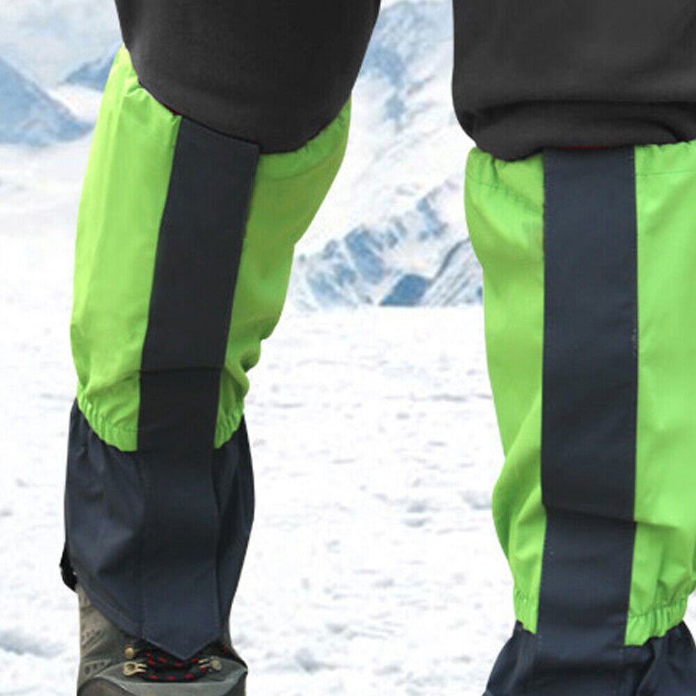 US Fashion Hiking Waterproof Leg Gaiters Kids Teen Men Women Gators Snow Boot