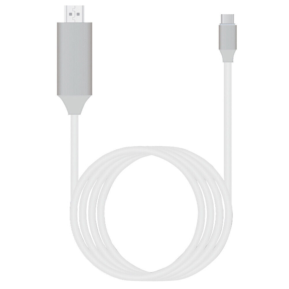 US 2 Pc USB-C Type C to HDMI 1080P HD TV Cable Adapter For Android Phones