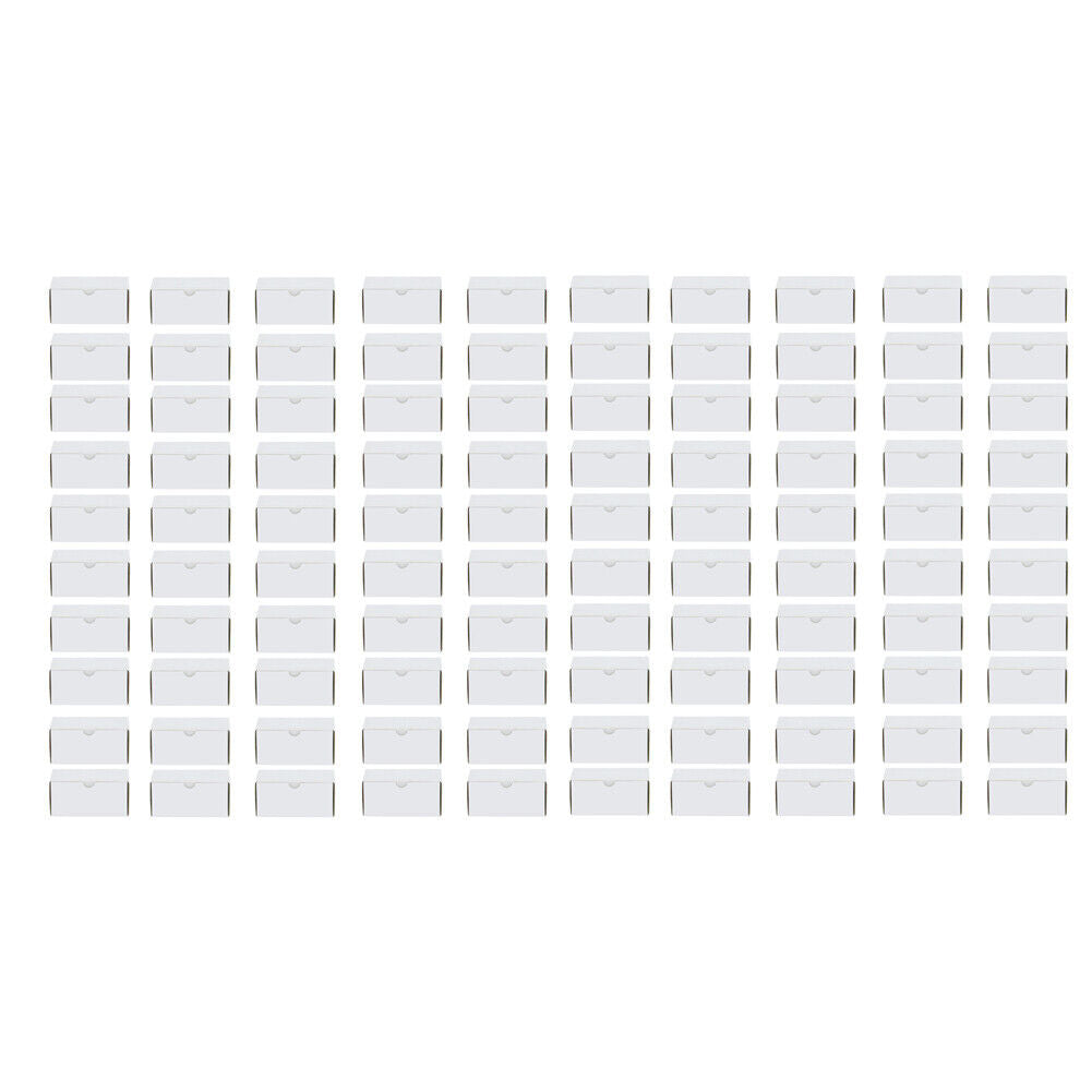 US 100Pc White Cardboard Paper Box Mailing Packing Shipping Box Corrugated 6x4x3