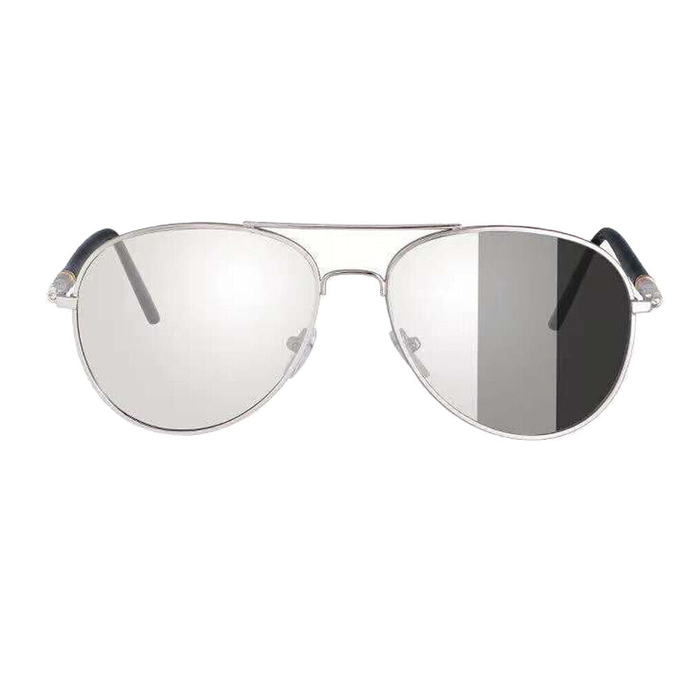 US Men Military Polarized Pilot Aviator Sunglasses Large 60mm Frame w/Case