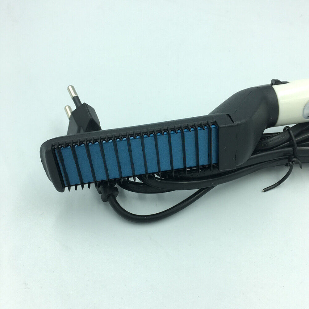 US 1-2 Pack Hair Beard Straightener Men Comb Electric Hot Multifunctional Brush