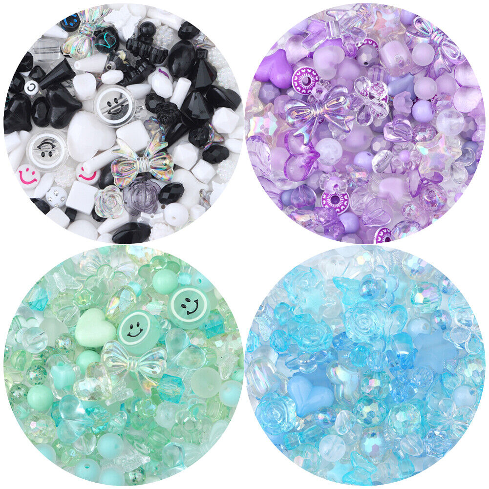US Fruit Flower Polymer Clay Beads Charm DIY Bracelet Making 120-240g/4.2-8.4oz