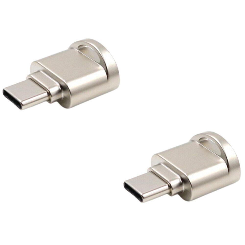 US 2-4 Pack Type C To Micro SD TF Card Reader OTG Adapter Converter For Samsung