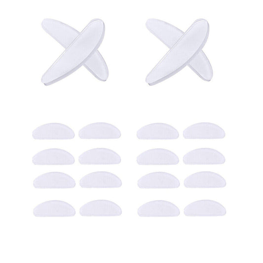 US 10-20 Pairs Eyeglasses Nose Pad Adhesive Anti-Slip Pad Soft Silicone Cushion