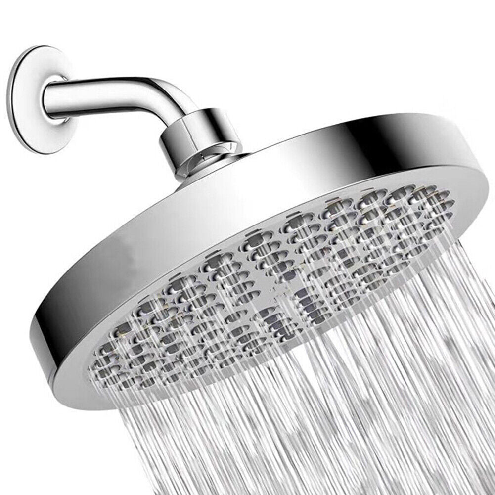 US Luxury Shower Head High Pressure Waterfall Bathroom Adjustable Angles